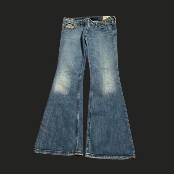 Diesel Women's Blue and Navy Jeans - Picture 1 of 6